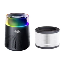 Home Large Room H13 HEPA Air Purifier Remove Smoke Allergies Odor Dust Cleaner