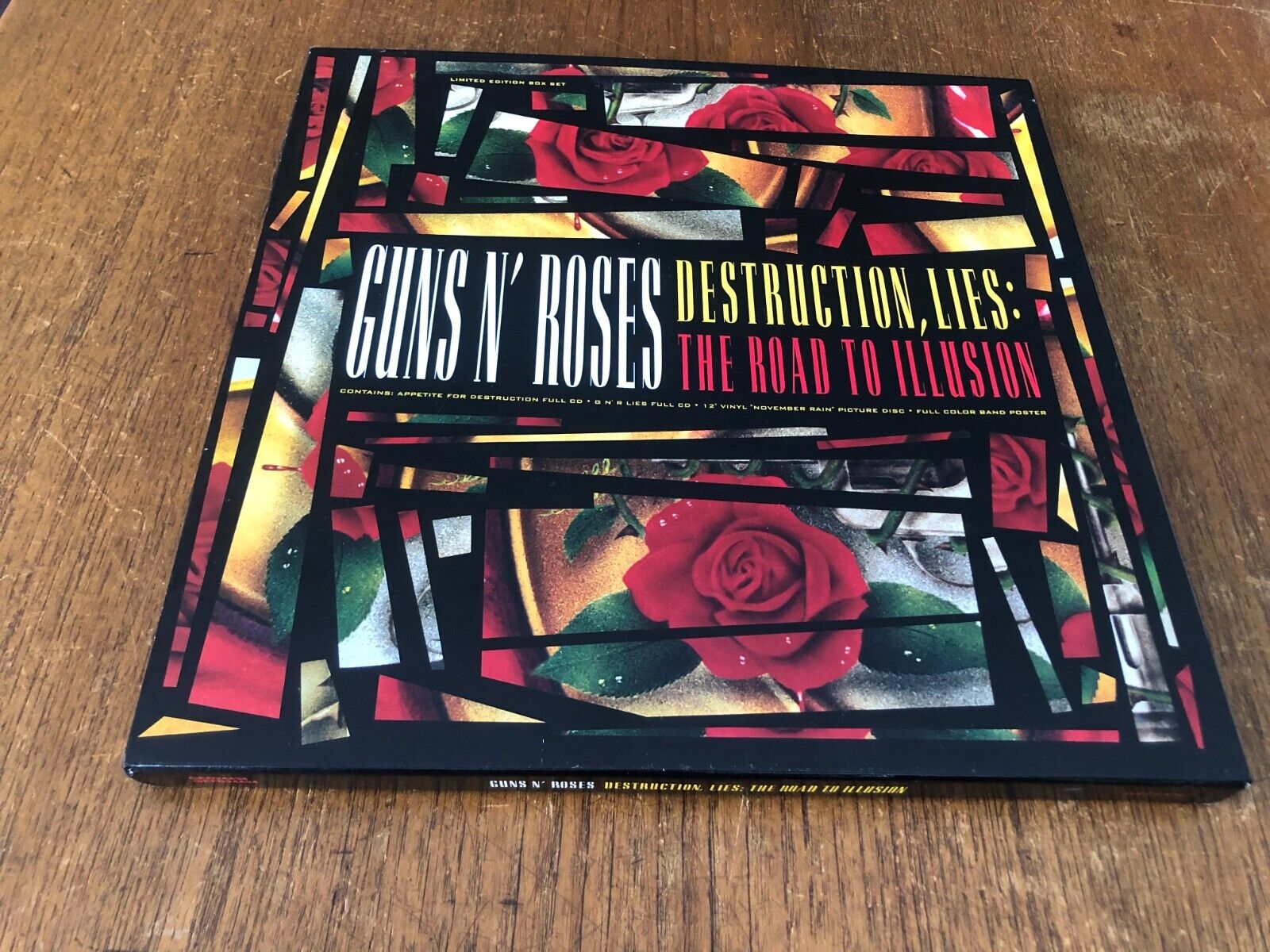 GUNS 'N ROSES Destruction. Lies: The Road To Illusion 2CD+Picture Disc Vinyl BOX