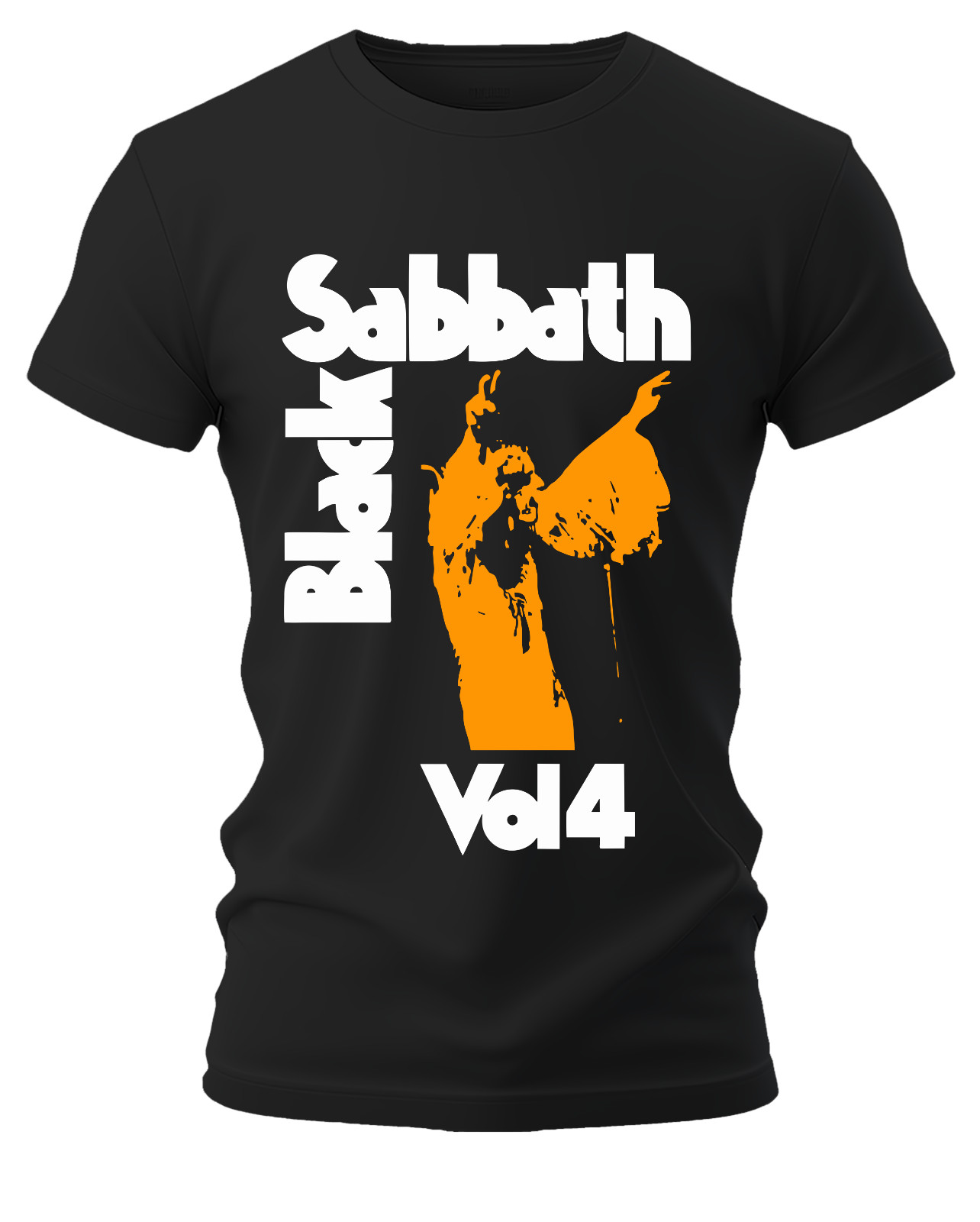 T-SHIRT black sabbath vol 4 MAGLIETTA OZZY HOSBOURNE Tony Iommi HEAVY METAL