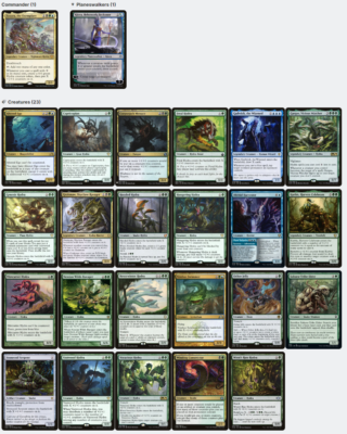 Zaxara, The Exemplary - Hydra & X-Spell Tribal Commander Deck For Magic: The Gathering (100 Cards, Used) Damnation Mtg Zaxara, The Exemplary - Hydra & X-Spell Tribal Commander Deck For Magic: The Gathering (100 Cards, Used) Damnation Mtg
