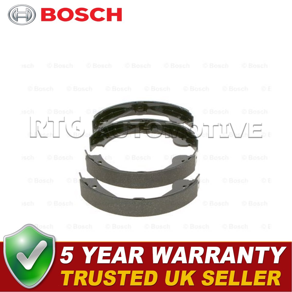 Brembo S85536 Hand Brake Shoes Set - Compatible With Mercedes ML, VW Touareg, Audi Q7, Porsche Cayenne