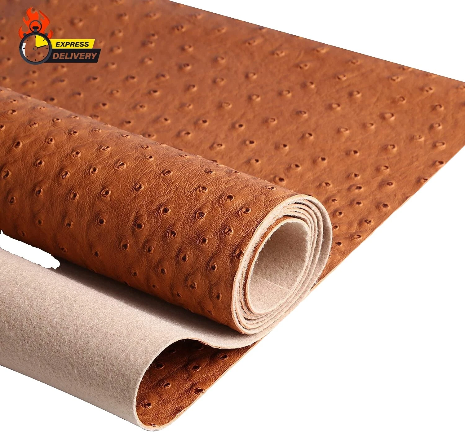 Faux Leather Crafts Brown Craft Fabrics