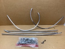 1958 - 1962 Corvette C1 Oem Door Kick Panel Misc Trim Parts 5 Pcs Screws Oem 1958 - 1962 Corvette C1 Oem Door Kick Panel Misc Trim Parts 5 Pcs Screws Oem