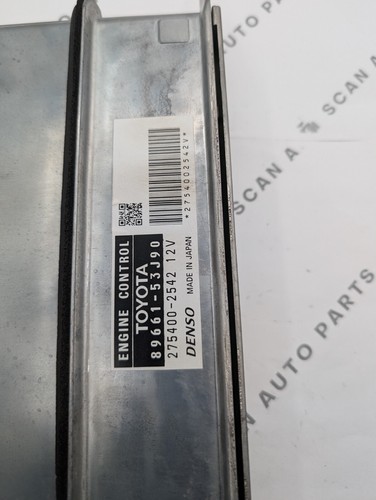 Used LEXUS Is250 DENSO 89661-53J90 ECU 275400-2542 - Picture 3 of 4