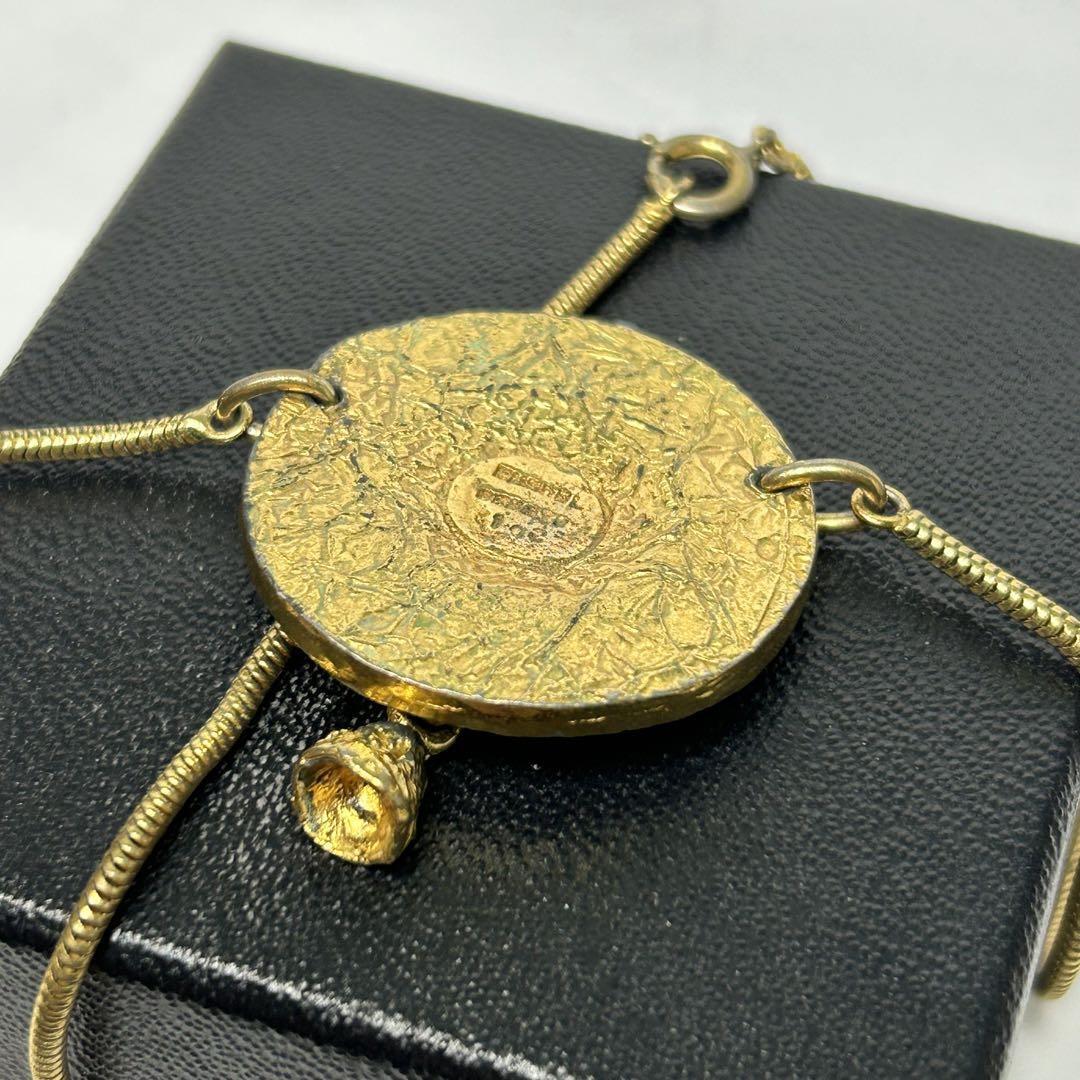 CHANEL Necklace, Gold Lion Pendant with Coco Logo, Luxury CHANEL Necklace, Gold Lion Pendant with Coco Logo, Luxury