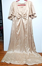 Show Me Your Mumu Rome Twist dress Champagne Luxe Satin Size1X Wedding Party EUC