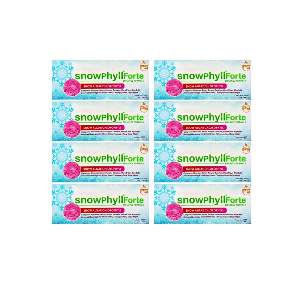 10 Sachets Phytoscience Snowphyll Detox - Poudre Aux Algues, Chlorophylle, Stévia, Neuf