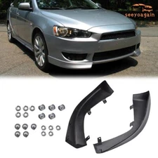 Pair Front Left + Right Side Valance For 2008-2015 Mitsubishi Lancer Primed