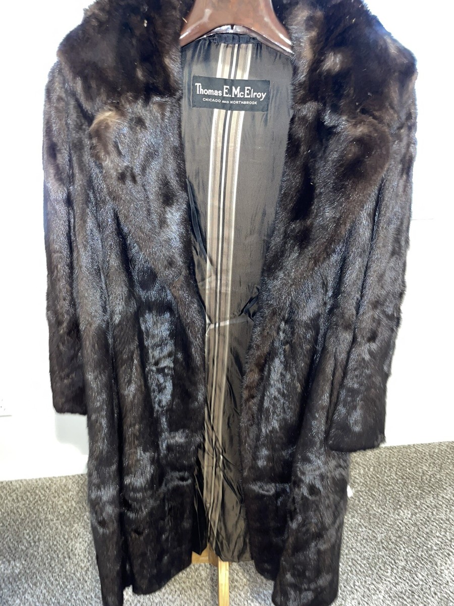 Thomas E McElroy Mink Fur Jacket Long | eBay