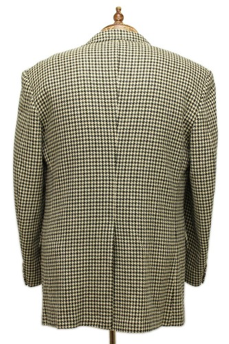 Abrigo Deportivo 41 R De Colección Años 70 Corbin Ltd. Tostado/Oliva/Negro Pata de Gallo Cuadros Tweed Saco 41 R - Imagen 2 de 8