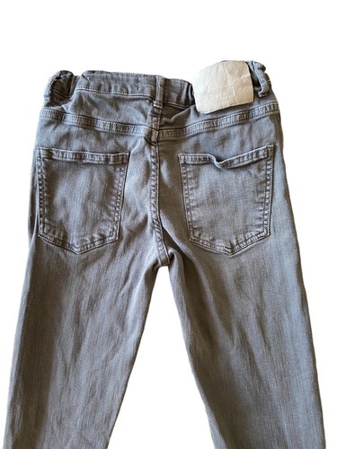 Zara Kids Slim Skinny Jeans Gray Unisex Kids Size 10 20x26 EUC - Picture 8 of 9