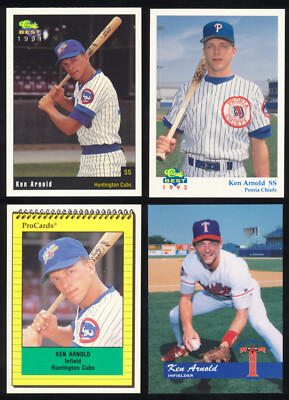 Minor League Card Lots - Choose Player from Menu - Last Name Begins with A (A1)