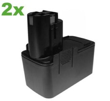 2x Akku 2000mAh 9,6V für BOSCH GBM9.6 VES-1 VES-2 VES-3 VSP-3 PBM9.6 VES-2
