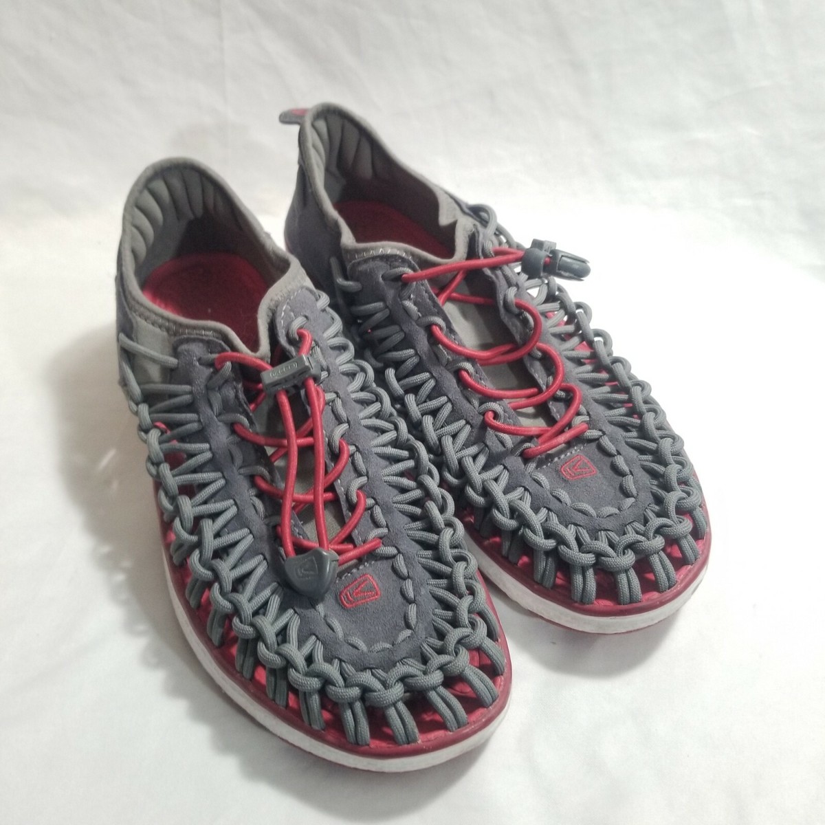 KEEN Uneek Grey Fisherman Sandal Shoes, Men display picture 3