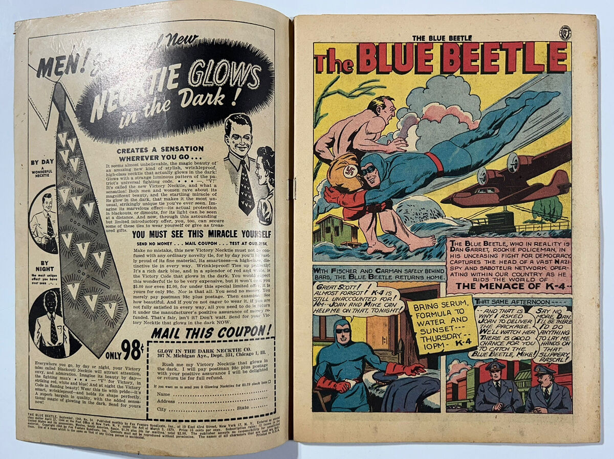 Blue Beetle #2: Golden Age Superhero Comic (Blue Beetle (Golden