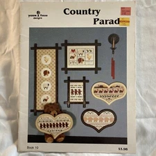 Yarn Tree Designs Country Parade X Stitch Patterns Book 10 Farm Animals Bears