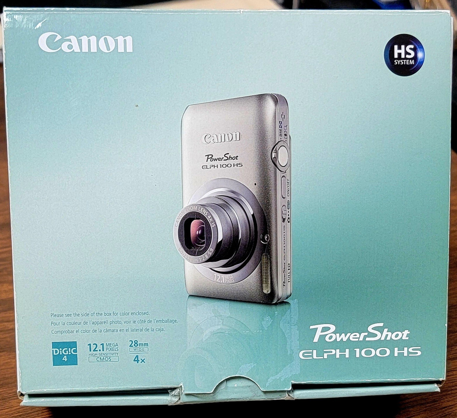 Preowned Canon PowerShot ELPH 100 HS 12.1MP Digital Camera eBay