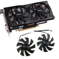 Pair Cooling Fan Cooler Fan for Zotac RTX 2060 2060s 1660 1660ti Destroyer HA HB
