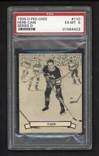 1936 OPC #110 HERB CAIN SERIES D PSA 6 EX-MT