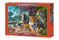 Puzzle 3000 ElementóW. Hobby. Tiger Sanctuary Castorland