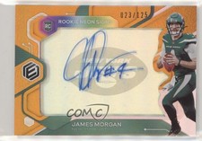 2020 Panini Elements Rookie Neon Signs Orange /125 James Morgan #RNS-JM Auto fm0