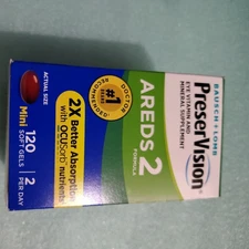BB 2/2027 PreserVision Areds 2 Eye Vitamin and Mineral - 120 Softgels
