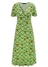 Aniston Retro Print Wrap Midi Dress size 16 LB 3427