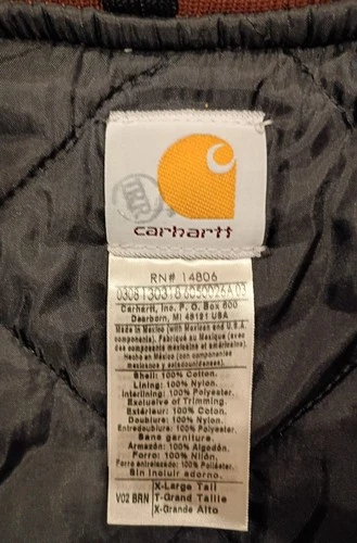 Mens Carhartt Vest XL Tall image 5