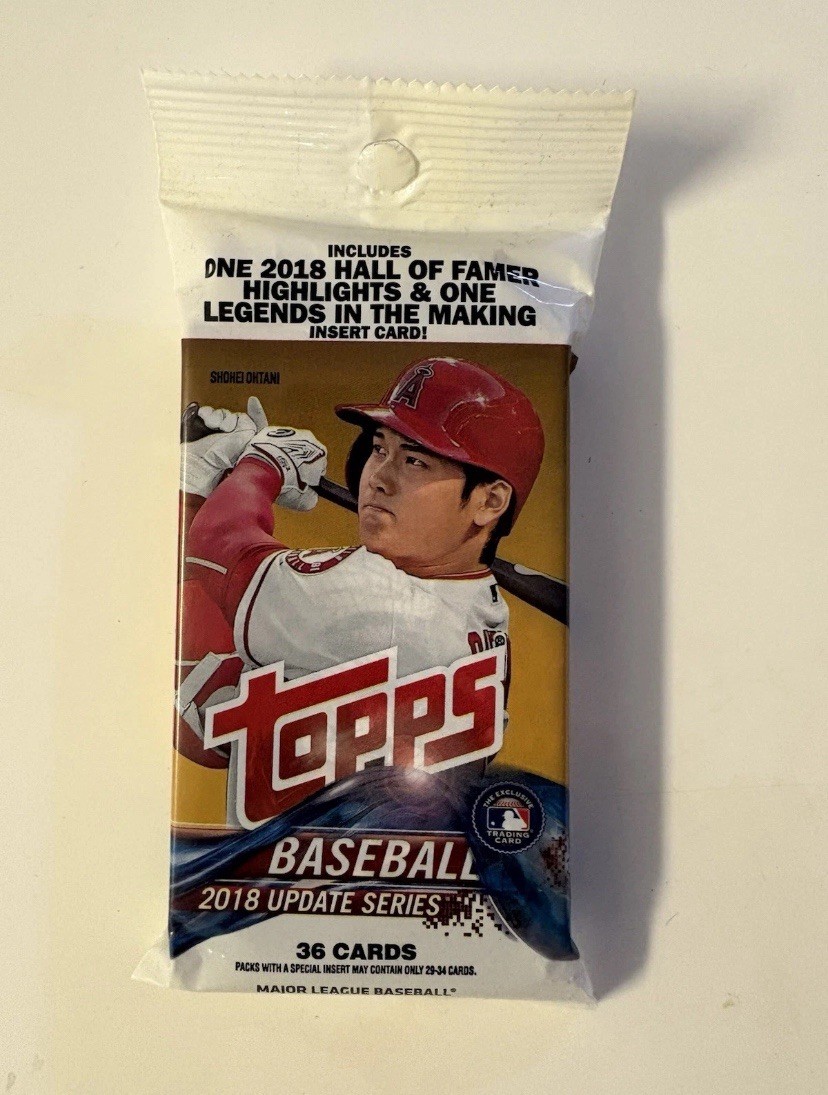 2018 Topps Update Factory Sealed Fat Pack/36 Cards/Ohtani, Acuna Jr, Soto RCs??