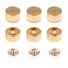 1 Set Golden Trumpet Valve Finger Buttons Trumpet Accessories Musical Instrument