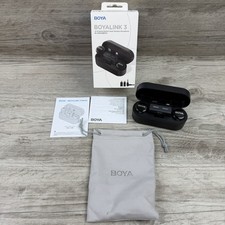 BOYA BOYALINK 3 Wireless Lavalier Microphone Type C Lightning 3.5mm iPhone/Andrd
