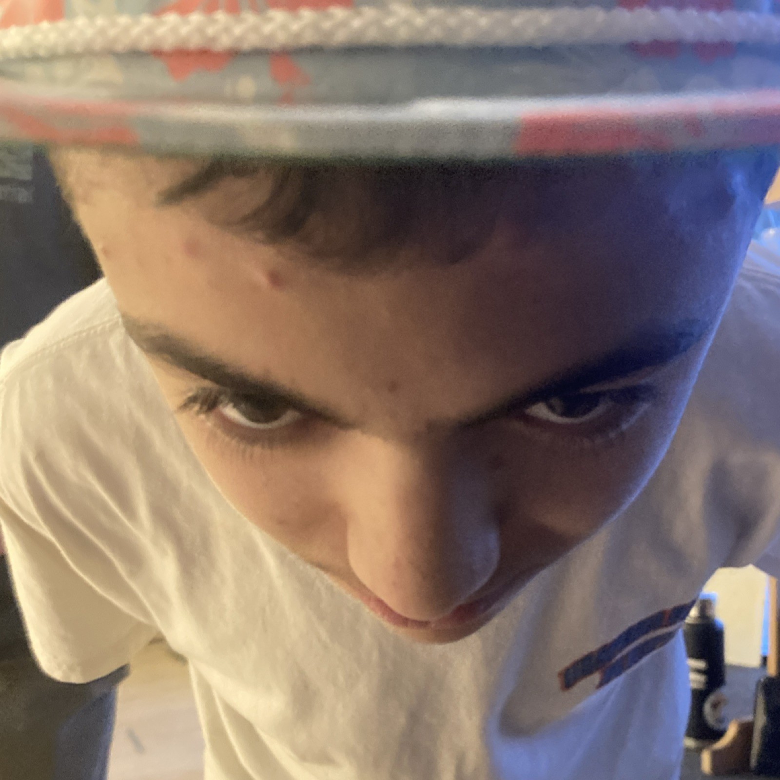 Abstract Pattern Snapback Hat Adjustable Multicol… - image 1