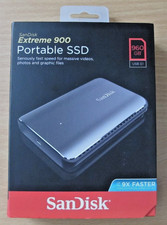 SanDisk Extreme 900 960GB External USB 3.1 Gen 2 Portable Solid State Drive