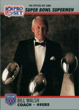 1990 Pro Set Super Bowl XXV Silver Anniversary - Bill Walsh #31
