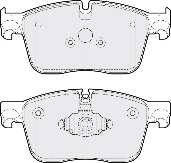 Brake Pads Set fits JAGUAR XF X260 3.0D Front 2015 on Proformer J9D1118 New