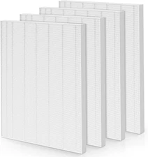 isinlive 115115 Replacement Filters A Size 21 for Winix 4 Pack Hepa 