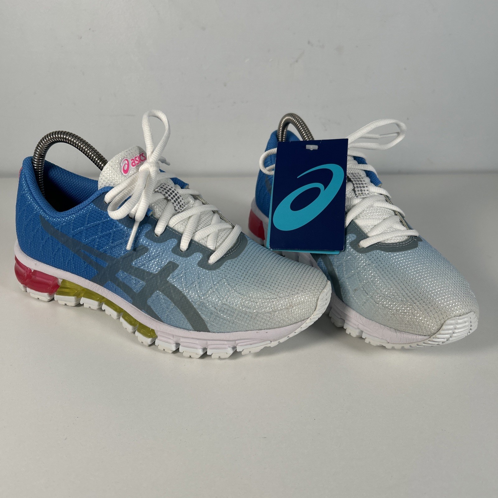 Asics Gel Quantum 180 4 Performance Running Shoes Women's 8 Blue Ombre 1022A098