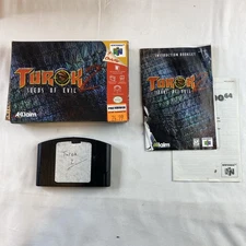 Turok 2 Seeds of Evil N64 (Nintendo) CIB, Box, Manual 1998