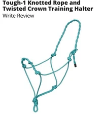 Tough 1 Knotted Rope Halter, Set Of 2 , Used In Good Condition 