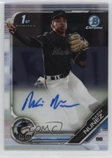 2019 Bowman Draft Chrome Draft Pick Auto Nasim Nunez #CDA-NN Auto 1d0h