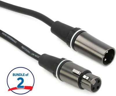 Gator Cableworks Composer Series Microphone Cable - 6 foot (2-pack)