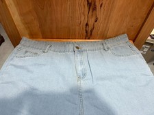 Womens Light Wash Jeans High Rise Straight Leg Denim Pants Casual