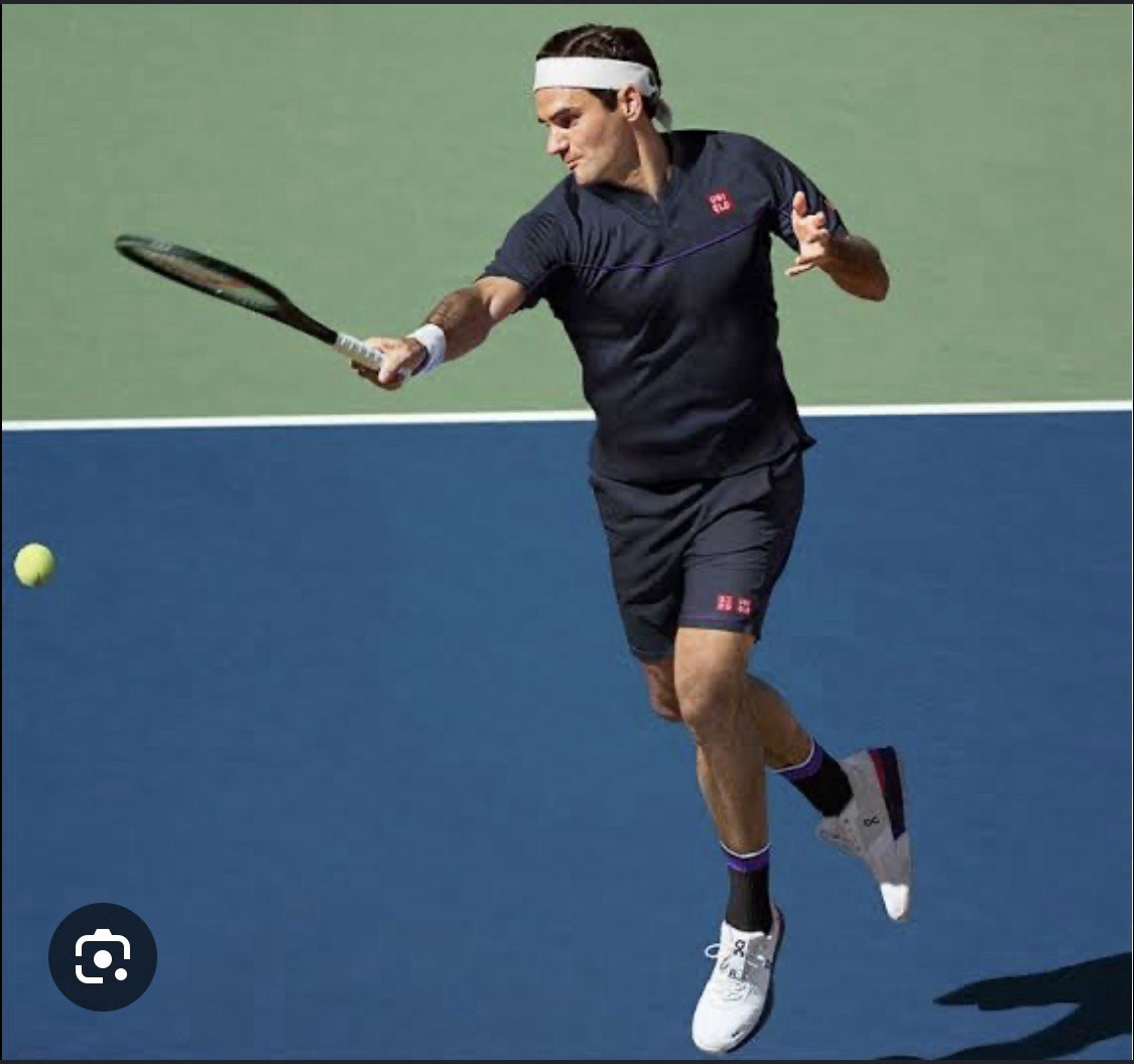 Uniqlo Roger Federer RF 2022 LifeWear Day Tennis Polo Shirt Large