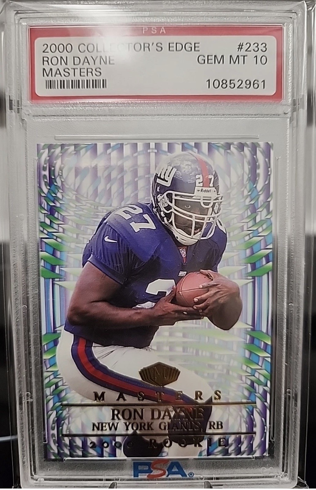 Ron Dayne Collector's Edge Masters #233 Base