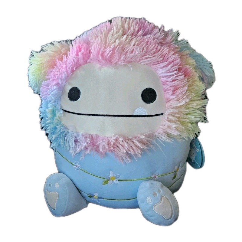 16” Zozo Bigfoot Squishmallow Plush Jazwares/Kellytoy Rare Lg Sz floral Yeti NWT