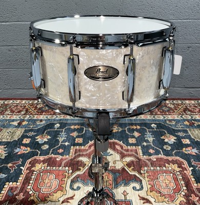 Pearl Session Studio Select 14x6.5 Snare Drum Nicotine White Marine Pearl