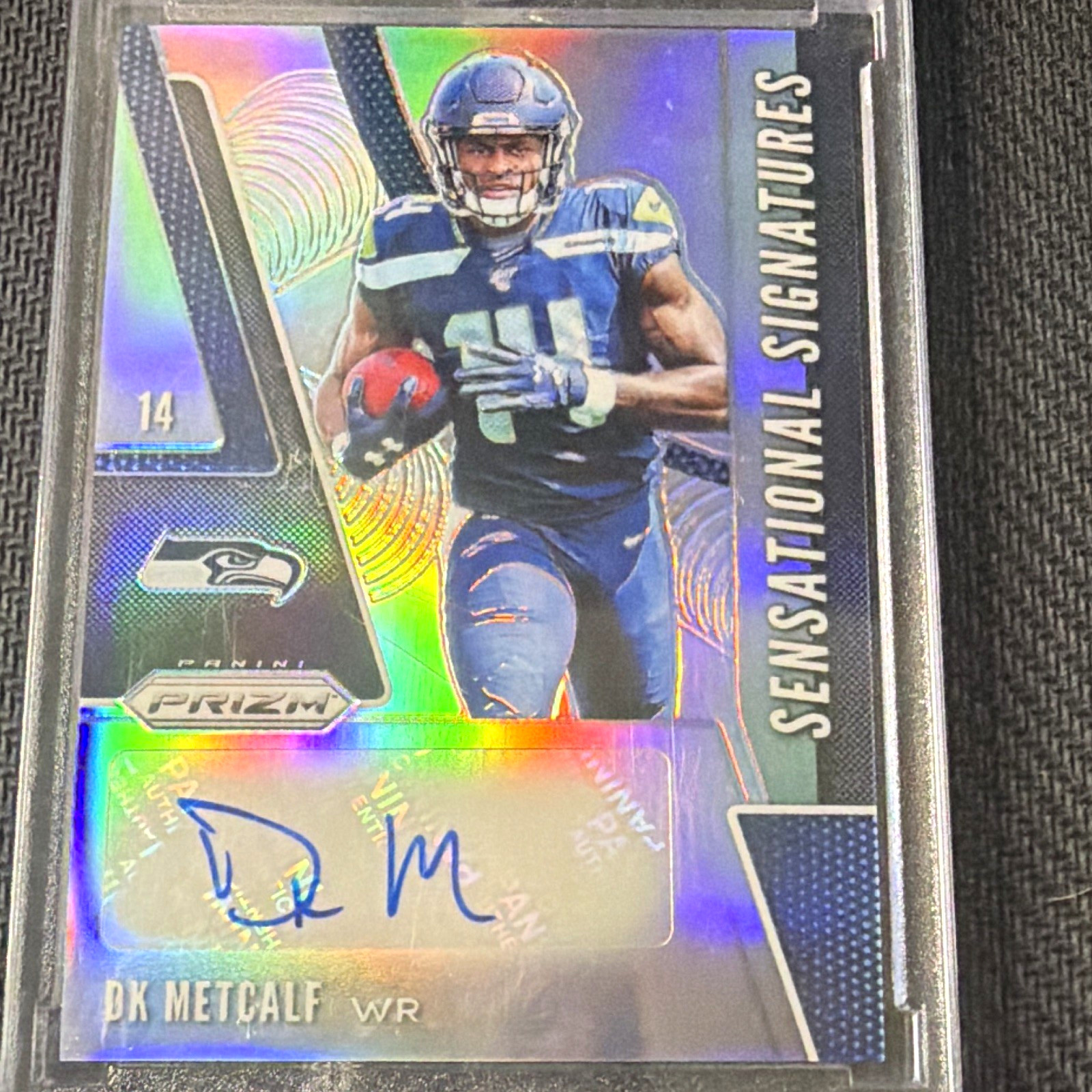 Panini 2019 Prizm Sensational Signatures DK Metcalf Seahawks Auto SE-DKM