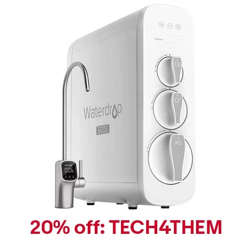 Waterdrop G3P600 Reverse Osmosis System 8-stage Filtration-Certified Refurbished