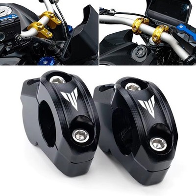 For YAMAHA MT-07 CNC Handlebar Riser Drag Bar Mount Handle Clamp Extend Adapter