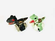 Lot Of 2 Jurassic World Egg To Dinosaur Transforming Action Figures